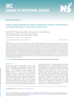 Using co-design to identify intervention components to address unhealthy dietary and activity behaviours in New Zealand South Asians