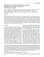 Specifications of the ACMG/AMP variant curation guidelines for the analysis of germline ATM sequence variants