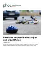 Increases in speed limits: Unjust and unjustifiable