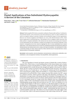 Dental Applications of Ion-Substituted Hydroxyapatite: A Review of the Literature
