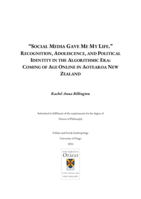 "Social media gave me my life." Recognition, adolescence, and political identity in the algorithmic era: Coming of age online in Aotearoa New Zealand