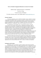 Survey of Scientists’ Engagement Behaviours in Aotearoa New Zealand