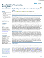 Depth of Magma Storage Under Iceland Controlled by Magma Fluxes