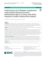 Predicting the risk of diabetes complications using machine learning and social administrative data in a country with ethnic inequities in health: Aotearoa New Zealand