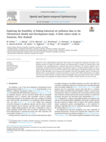 Exploring the feasibility of linking historical air pollution data to the Christchurch Health and Development study: A birth cohort study in Aotearoa, New Zealand