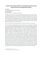 A speed-networking model for facilitating interprofessional education and work-integrated learning