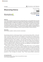 Disavowing history
