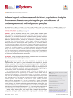 Advancing microbiome research in Māori populations: insights from recent literature exploring the gut microbiomes of underrepresented and Indigenous peoples