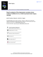 Rasch analysis of the depression anxiety stress scales-21 (DASS-21) in a mild traumatic brain injury sample