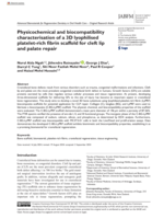 Physicochemical and biocompatibility characterisation of a 3D lyophilised platelet-rich fibrin scaffold for cleft lip and palate repair