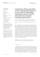 Comparative efficacy and safety of anti-cryptosporidial agents: an in vitro study on nitazoxanide, halofuginone lactate, KDU731, and paromomycin against Cryptosporidium parvum