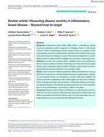 Measuring disease severity in inflammatory bowel disease – Beyond treat to target