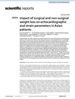 Impact of surgical and non-surgical weight loss on echocardiographic and strain parameters in Asian patients