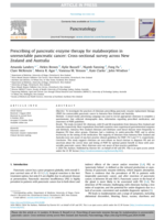 Prescribing of pancreatic enzyme therapy for malabsorption in unresectable pancreatic cancer: Cross-sectional survey across New Zealand and Australia