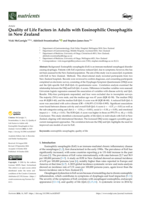 Quality of Life Factors in Adults with Eosinophilic Oesophagitis in New Zealand