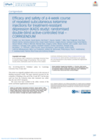 Efficacy and safety of a 4-week course of repeated subcutaneous ketamine injections for treatment-resistant depression (KADS study): randomised double-blind active-controlled trial – CORRIGENDUM