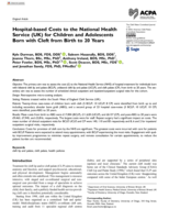 Hospital-based Costs to the National Health Service (UK) for Children and Adolescents Born with Cleft from Birth to 20 Years
