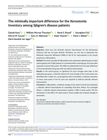 The minimally important difference for the Xerostomia Inventory among Sjögren's disease patients