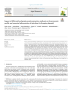 Impact of different food-grade protein extraction methods on the proteomic profile and potential allergenicity of Spirulina (Arthrospira platensis)