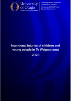 Intentional injuries of children and young people in Te Waipounamu 2023