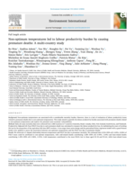 Non-optimum temperatures led to labour productivity burden by causing premature deaths: A multi-country study