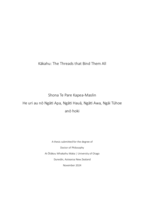 Kākahu: The threads that bind them all