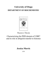 Characterising  the PHD domain of UBR7 and its role in ubiquitin transfer to histones