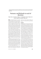 Nuisance and Rylands in need of direction