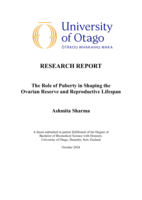 The role of puberty in shaping the ovarian reserve and reproductive lifespan