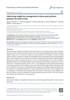 Addressing weight loss management in obese gout patients: guidance for future trials