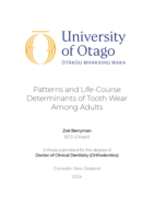 Patterns and life-course determinants of tooth wear among adults