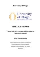 Taming the Aryl Hydrocarbon Receptor for Molecular Analysis