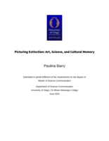 Picturing Extinction: Art, Science, and Cultural Memory