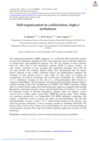 Self-organization in collisionless, high-β turbulence