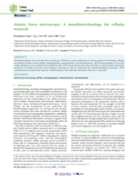 Atomic force microscopy: A nanobiotechnology for cellular research