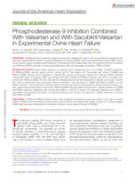 Phosphodiesterase 9 Inhibition Combined With Valsartan and With Sacubitril/Valsartan in Experimental Ovine Heart Failure