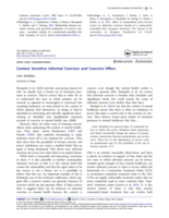 Context Sensitive Informal Coercion and Coercive Offers