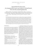'Buried with his boots on': An integrated life course case-study of a liminal burial from the New Zealand goldrushes