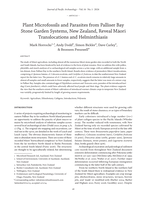 A plant microfossil and parasite record from Palliser Bay stone garden systems, New Zealand, reveals Māori translocations and helminthiasis