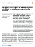 Exploring the potential of dental calculus to shed light on past human migrations in Oceania