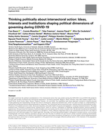 Thinking politically about intersectoral action: Ideas, Interests and Institutions shaping political dimensions of governing during COVID-19