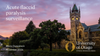 Acute flaccid paralysis surveillance