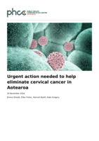 Urgent action needed to help eliminate cervical cancer in Aotearoa