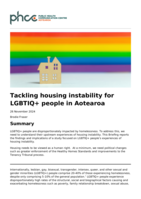 Tackling housing instability for LGBTIQ+ people in Aotearoa