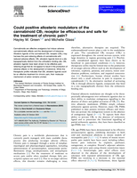 Could positive allosteric modulators of the cannabinoid CB 1 receptor be efficacious and safe for the treatment of chronic pain?