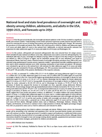 National-level and state-level prevalence of overweight and obesity among children, adolescents, and adults in the USA, 1990–2021, and forecasts up to 2050