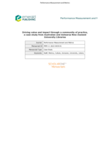 Driving value and impact through a community of practice: a case study from Australian and Aotearoa New Zealand University libraries