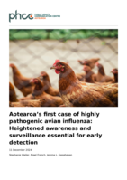 Aotearoa's first case of highly pathogenic avian influenza: Heightened awareness and surveillance essential for early detection