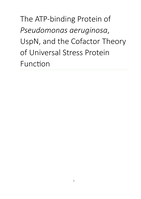 The ATP-binding Protein of Pseudomonas aeruginosa, UspN, and the Cofactor Theory of Universal Stress Protein Function
