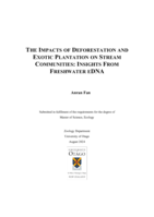 The Impacts of Deforestation and Exotic Plantation on Stream Communities: Insights From Freshwater eDNA